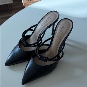 SCHUTZ Elegant Black Pointed Heels